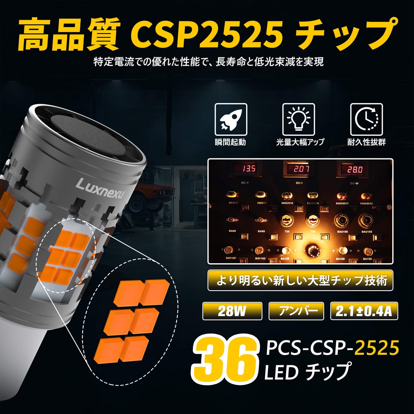 Luxnexu S25 LEDウインカー 製品詳細画像